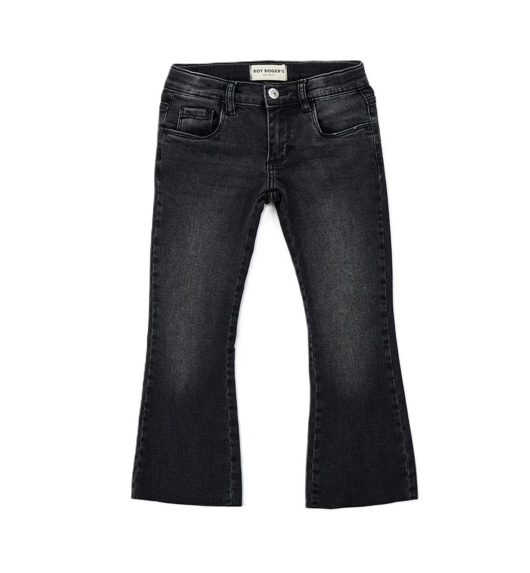 Jeans grigio scuro per bambina 13000 7020 Roy Rogers Kids 