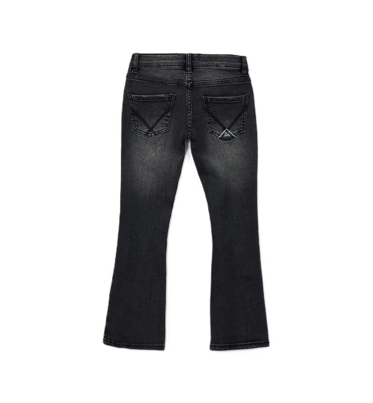 Jeans grigio scuro per bambina 13000 7020 Roy Rogers Kids 