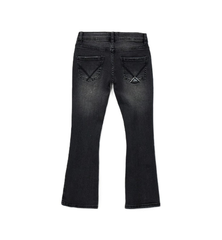 Jeans grigio scuro per bambina 13000 7020 Roy Rogers Kids 