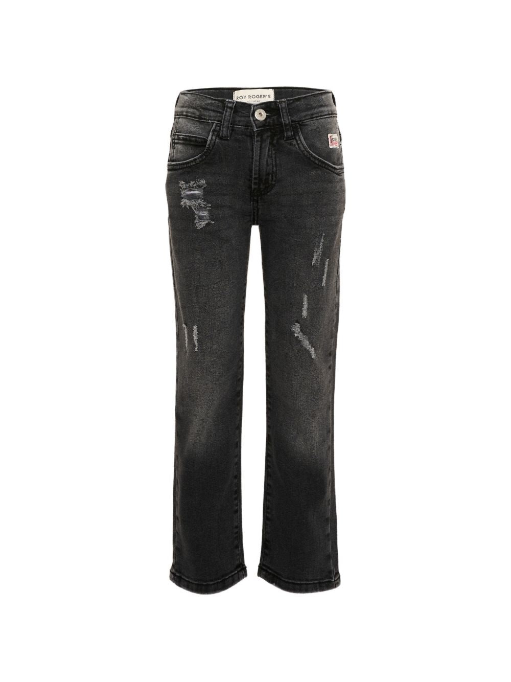Jeans grigio scuro per bambina 13000 7020 Roy Rogers Kids 
