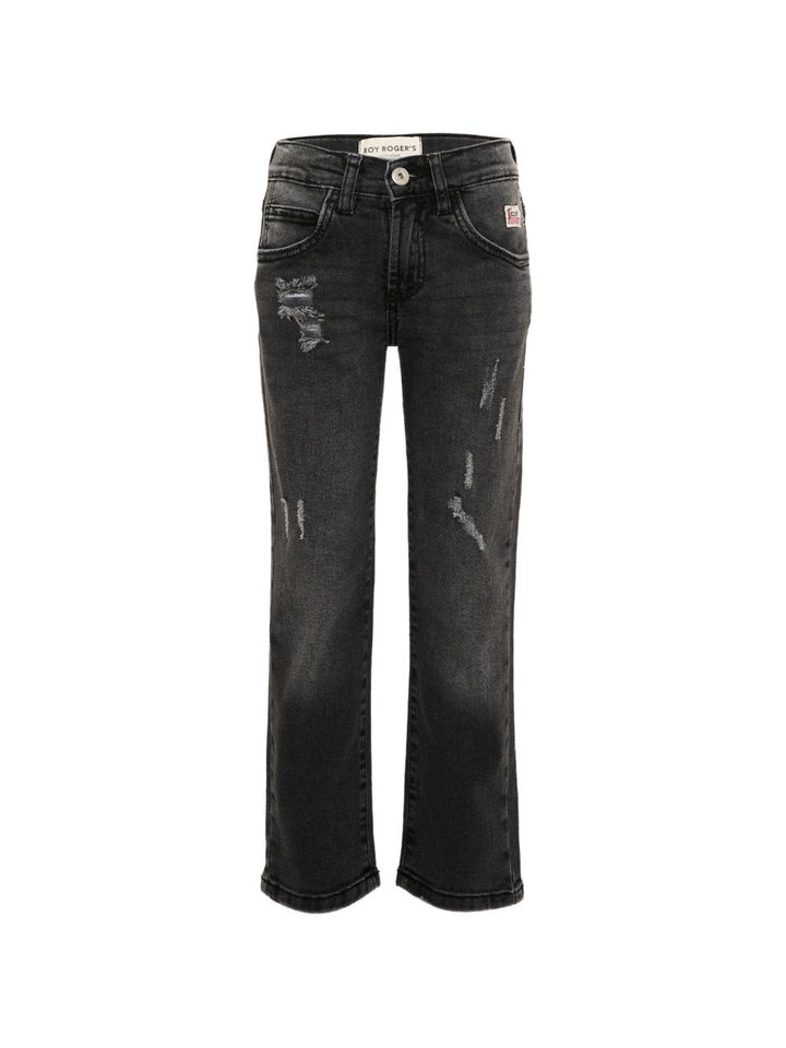 Jeans grigio scuro per bambina 13000 7020 Roy Rogers Kids 