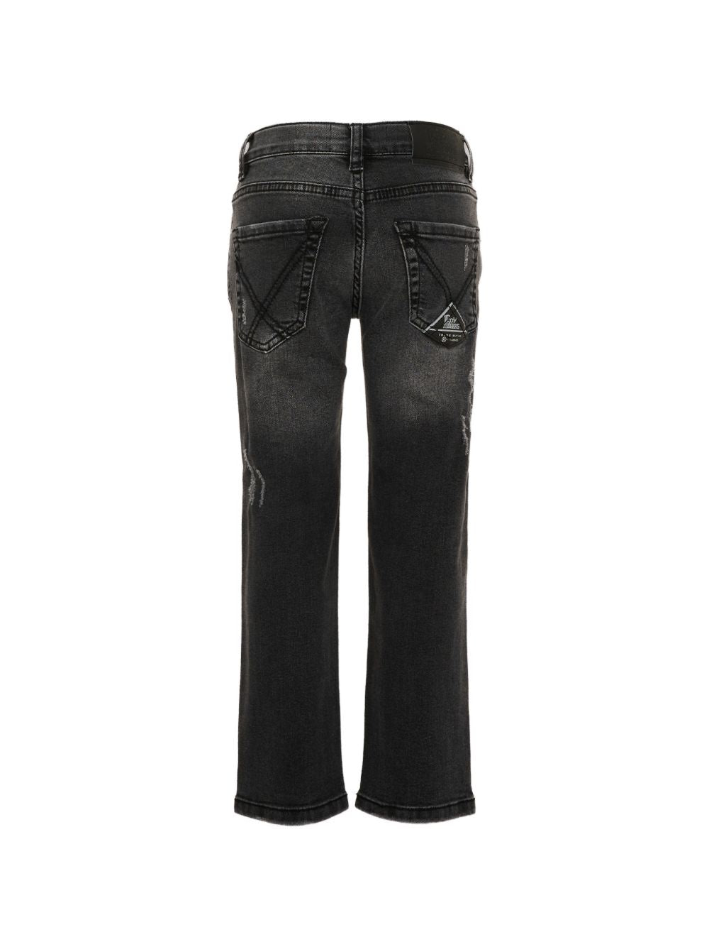 Jeans grigio scuro per bambina 13000 7020 Roy Rogers Kids 