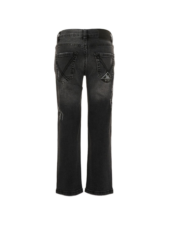 Jeans grigio scuro per bambina 13000 7020 Roy Rogers Kids 