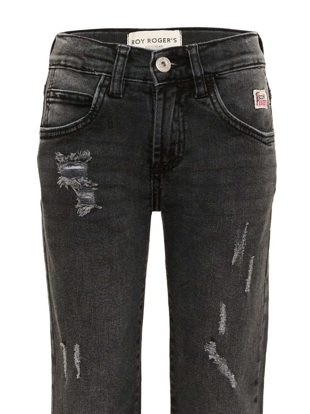 Jeans grigio scuro per bambina 13000 7020 Roy Rogers Kids 