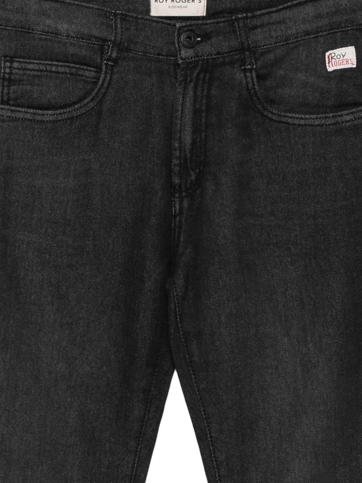 Jeans nero per bambino 13700 7020 Roy Rogers Kids 
