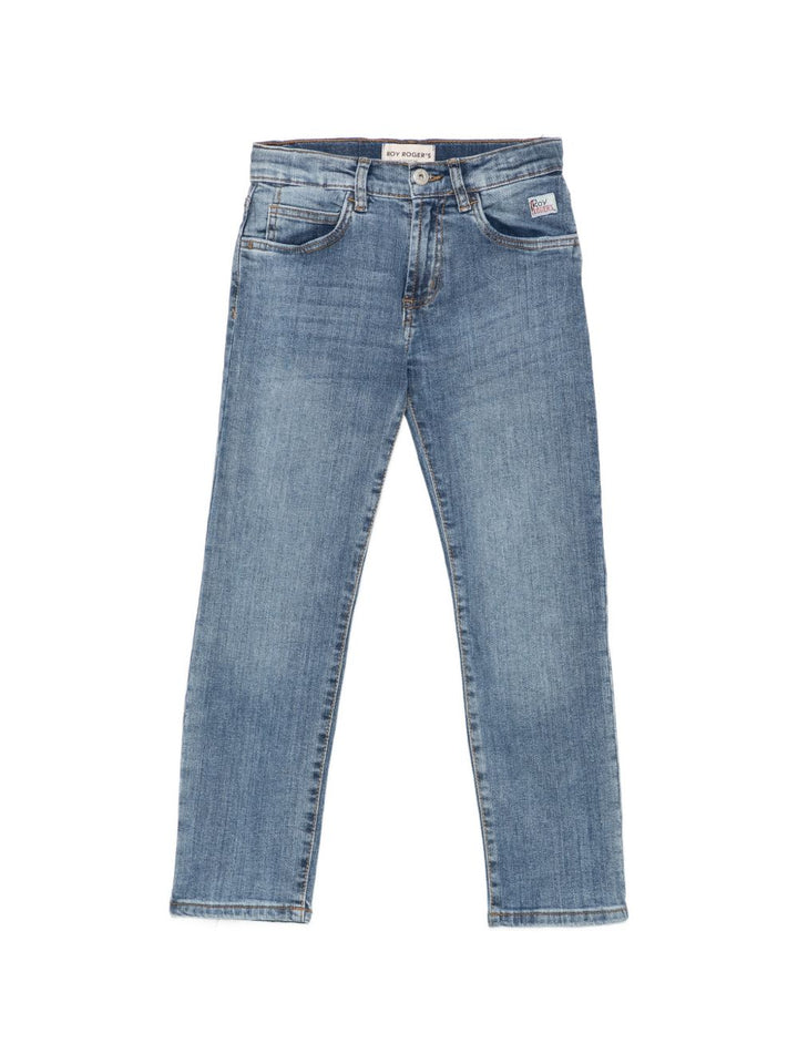 Jeans blu sbiadito per bambino 14300 7013 Roy Rogers Kids 