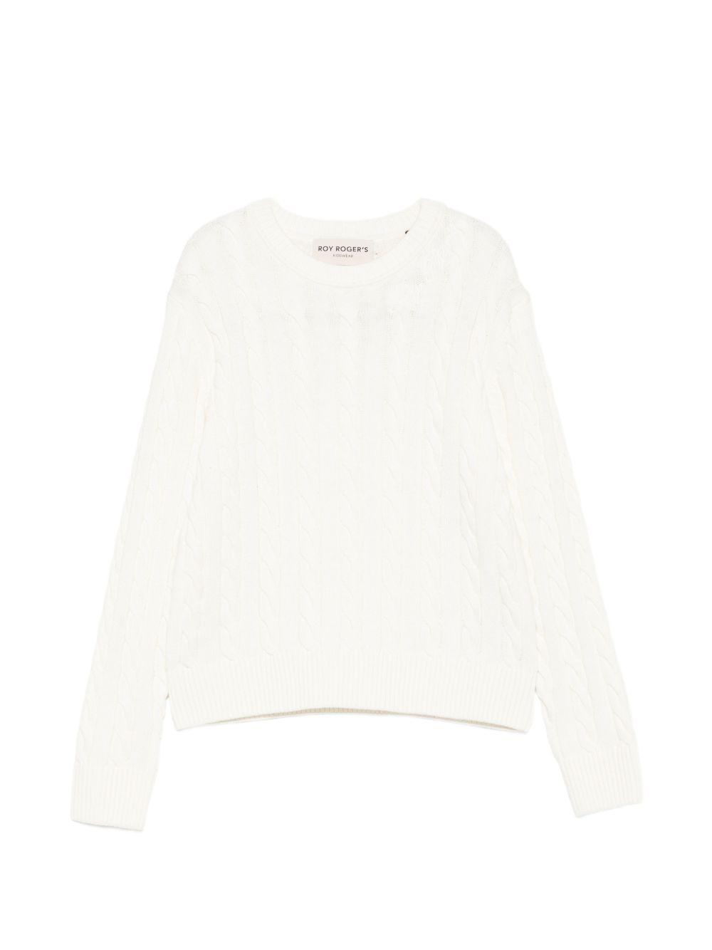 Maglione bianco per bambina 15200 0112 Roy Rogers Kids 
