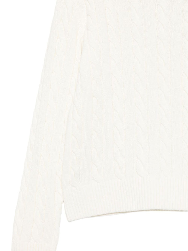 Maglione bianco per bambina 15200 0112 Roy Rogers Kids 