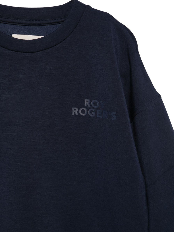 Felpa blu navy per bambina 15400 3885 Roy Rogers Kids 