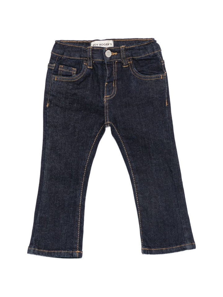 Jeans blu scuro per bambina 19100 7004 Roy Rogers Kids 