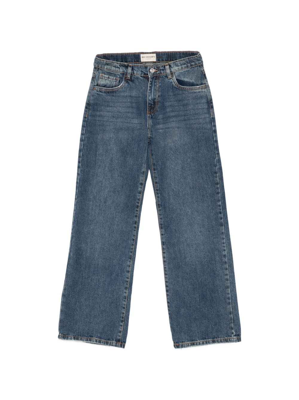 Jeans blu sbiadito per bambina 19300 7012 Roy Rogers Kids 