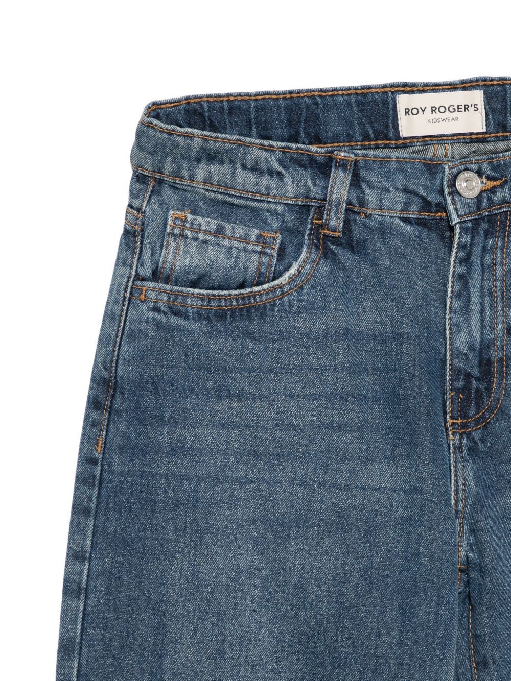 Jeans blu sbiadito per bambina 19300 7012 Roy Rogers Kids 