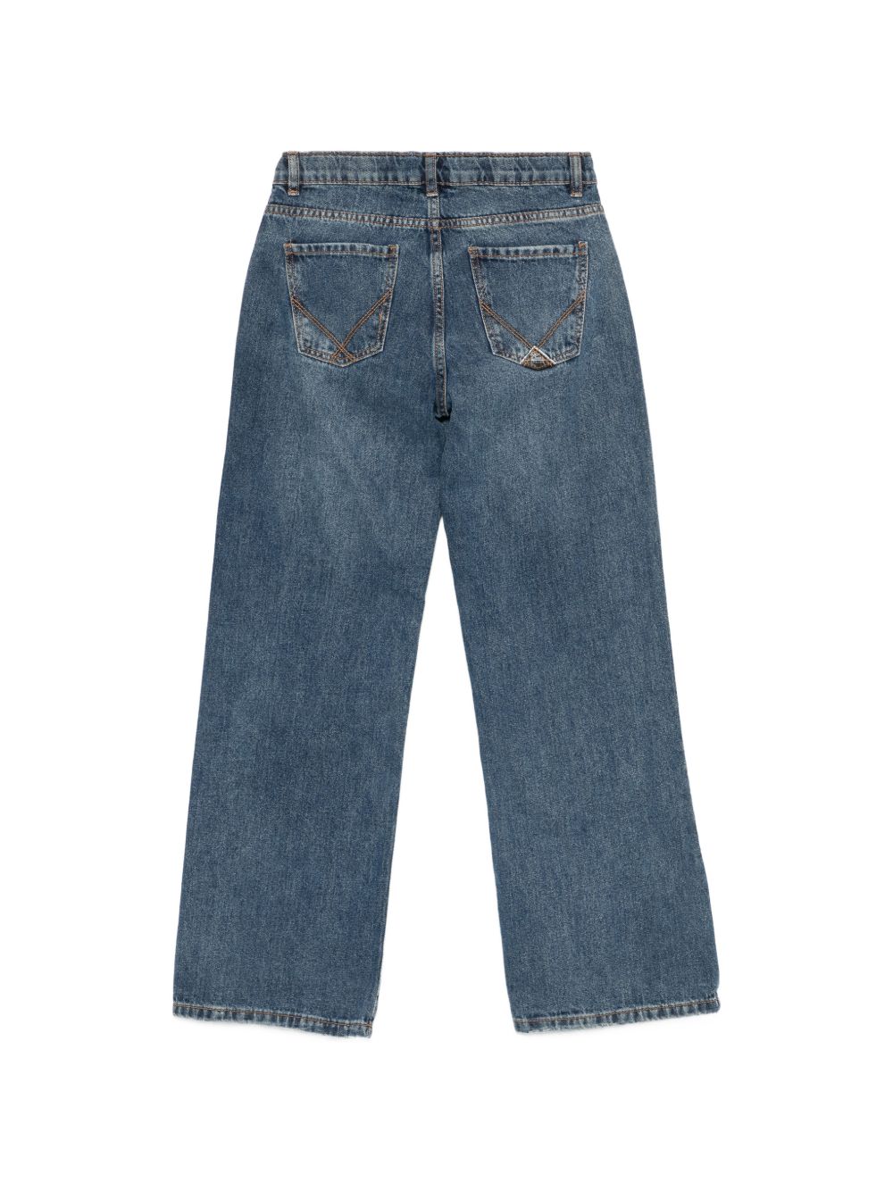Jeans blu sbiadito per bambina 19300 7012 Roy Rogers Kids 