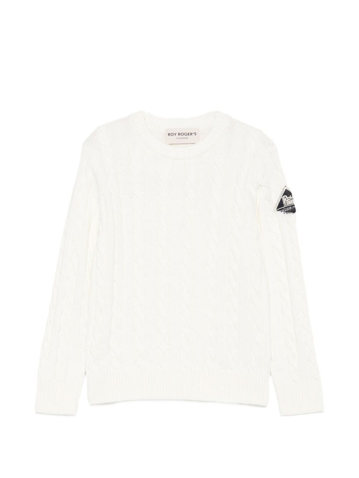 Maglione bianco sporco per bambino 40100 0112 Roy Rogers Kids 