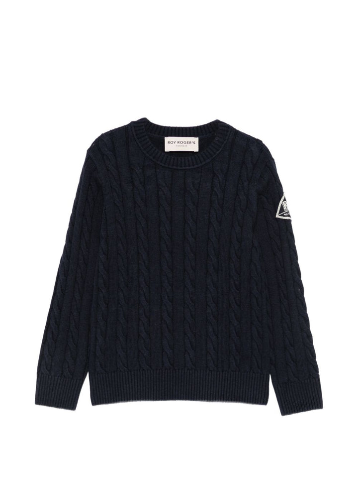 Maglione blu navy per bambino 40100 3885 Roy Rogers Kids 