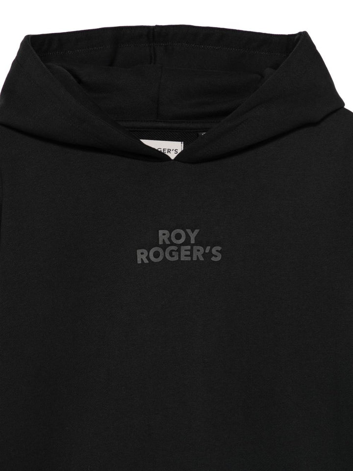 Felpa nera per bambino 48300 0639 Roy Rogers Kids 