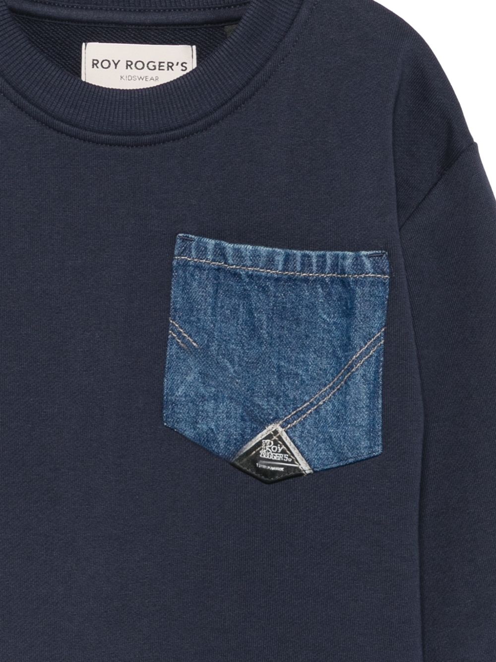Felpa blu navy per bambino 48500K 3885 Roy Rogers Kids 