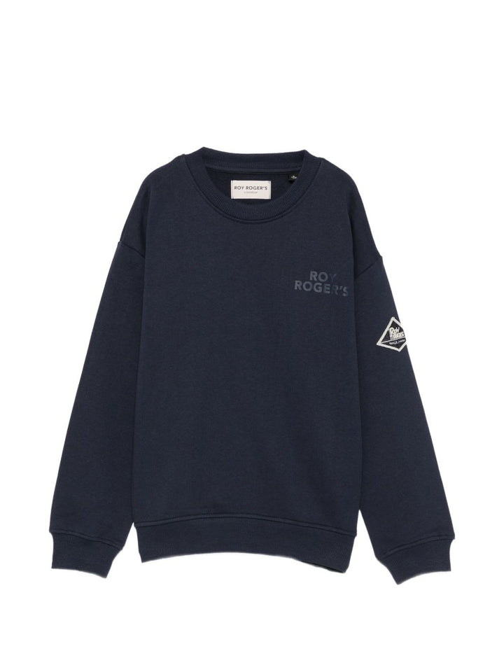 Felpa blu navy per bambino 48600 3885 Roy Rogers Kids 