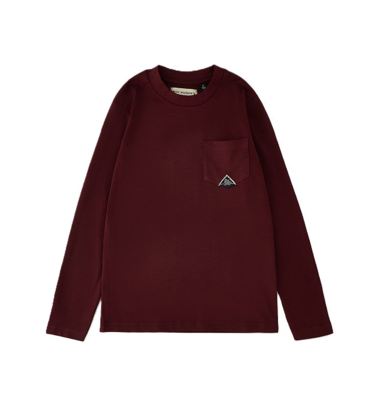 T-shirt bordeaux per bambino 48800 2557 Roy Rogers Kids 