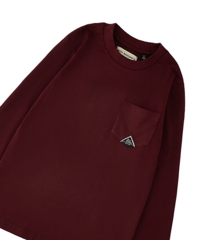 T-shirt bordeaux per bambino 48800 2557 Roy Rogers Kids 