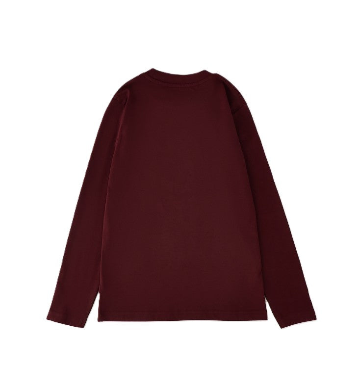 T-shirt bordeaux per bambino 48800 2557 Roy Rogers Kids 