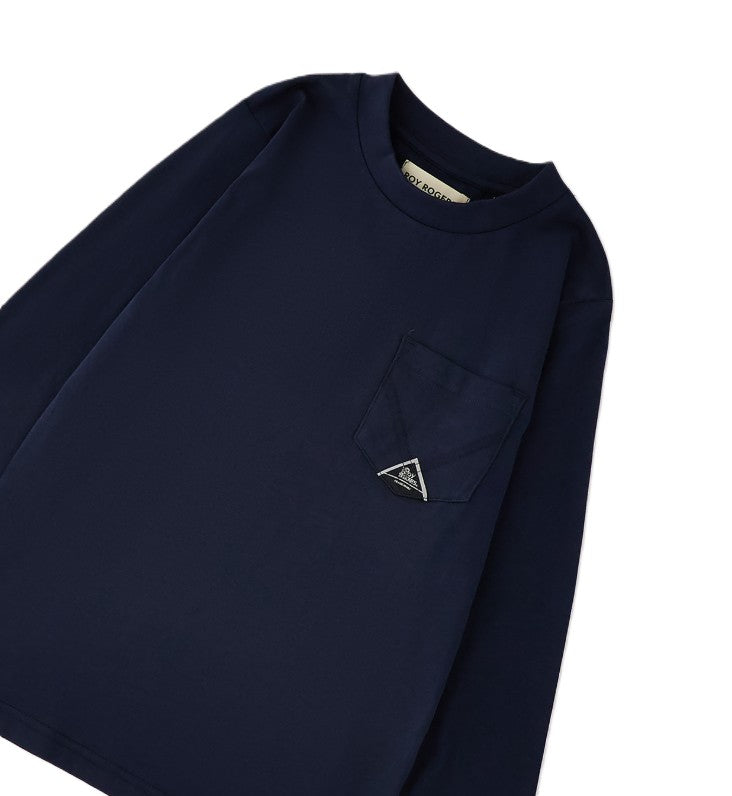 T-shirt blu navy per bambino 48800 3885 Roy Rogers Kids 