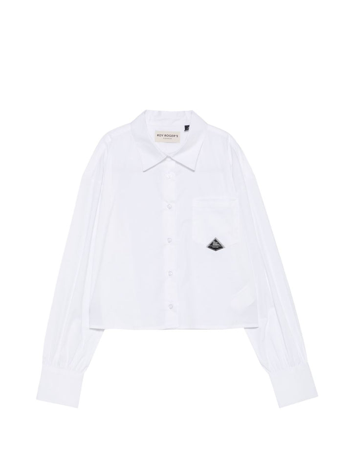 Camicia bianca per bambina 49200 0113 Roy Rogers Kids 