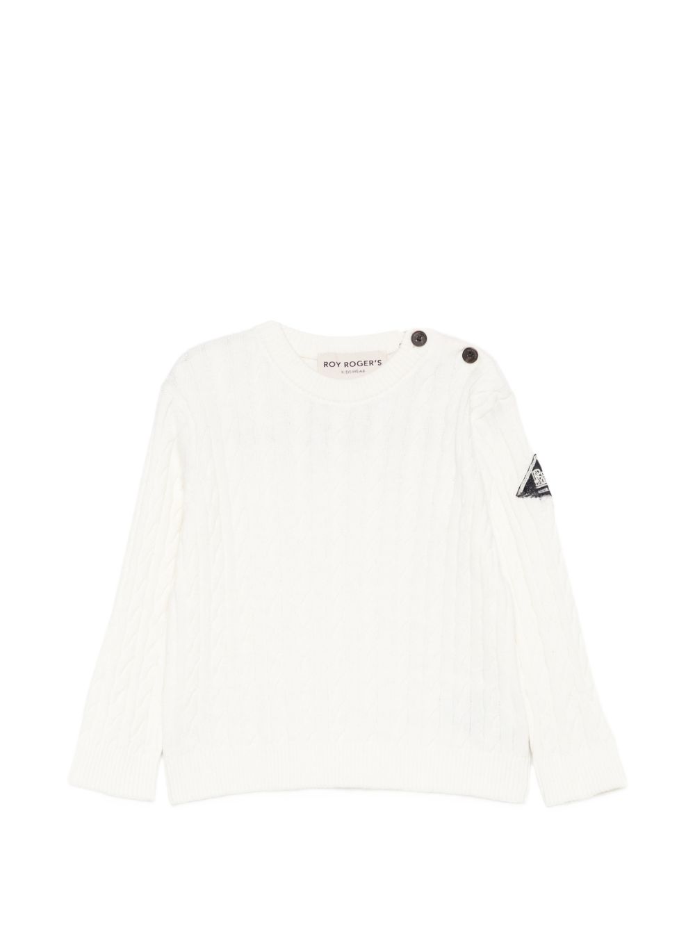 Maglione bianco per neonato 5100 0112 Roy Rogers Kids 