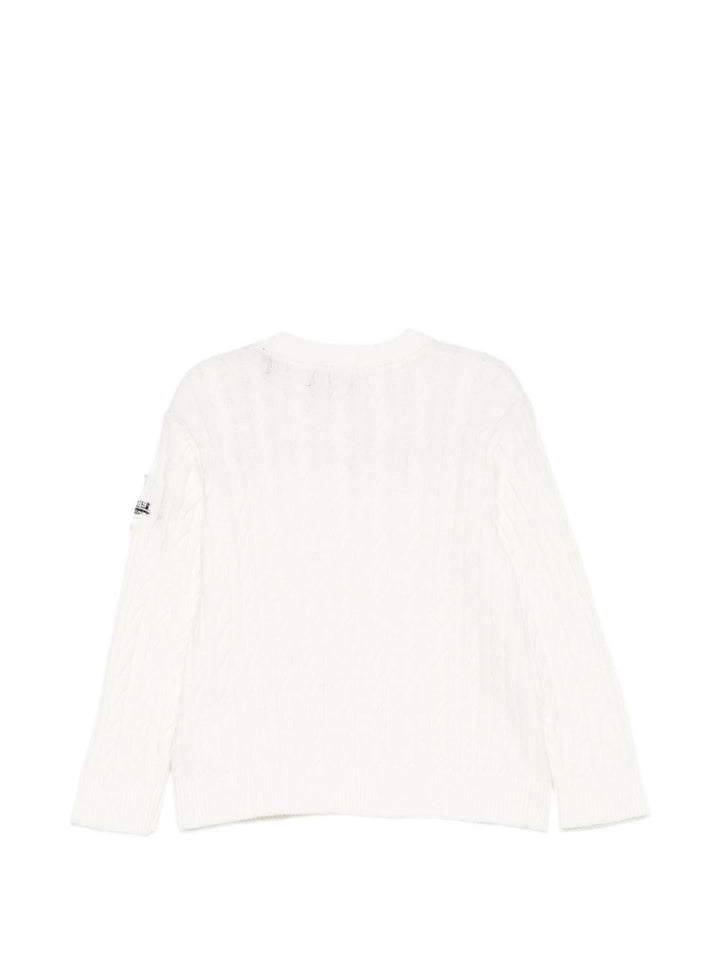 Maglione bianco per neonato 5100 0112 Roy Rogers Kids 