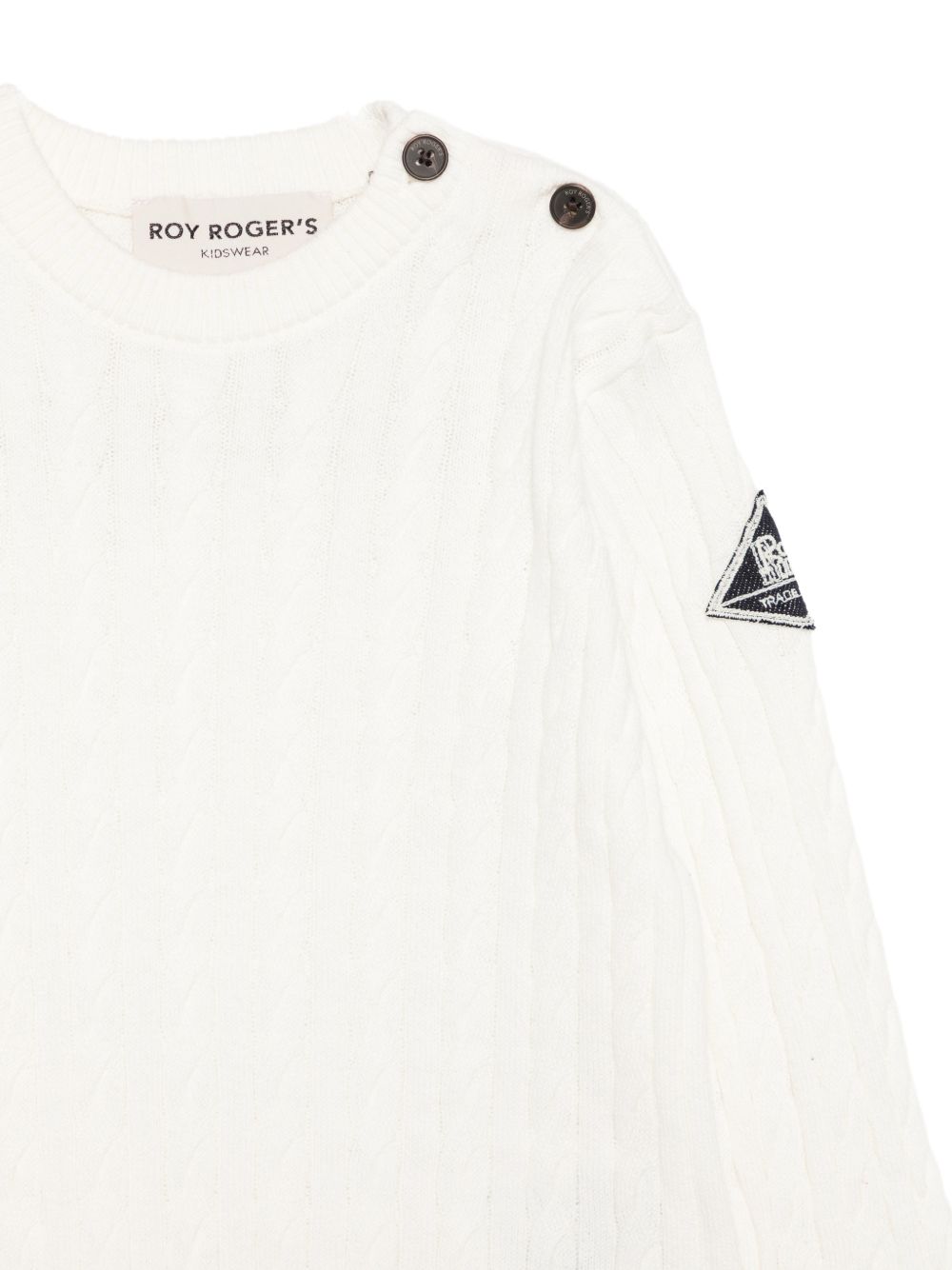 Maglione bianco per neonato 5100 0112 Roy Rogers Kids 