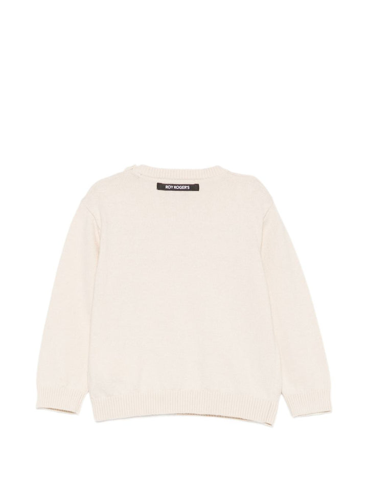 Maglione ecrù per neonato 6500 0164 Roy Rogers Kids 