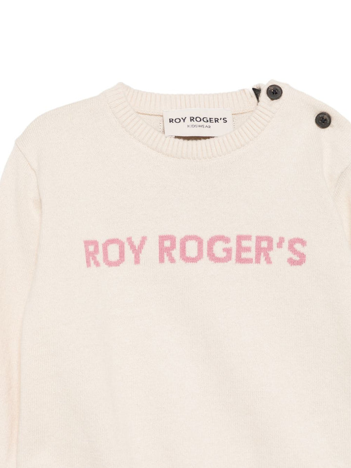 Maglione ecrù per neonato 6500 0164 Roy Rogers Kids 