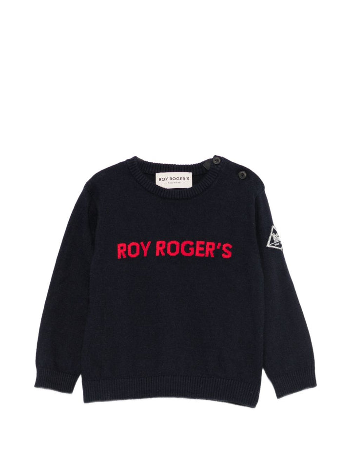 Maglione blu navy per neonato 6500 3885 Roy Rogers Kids 