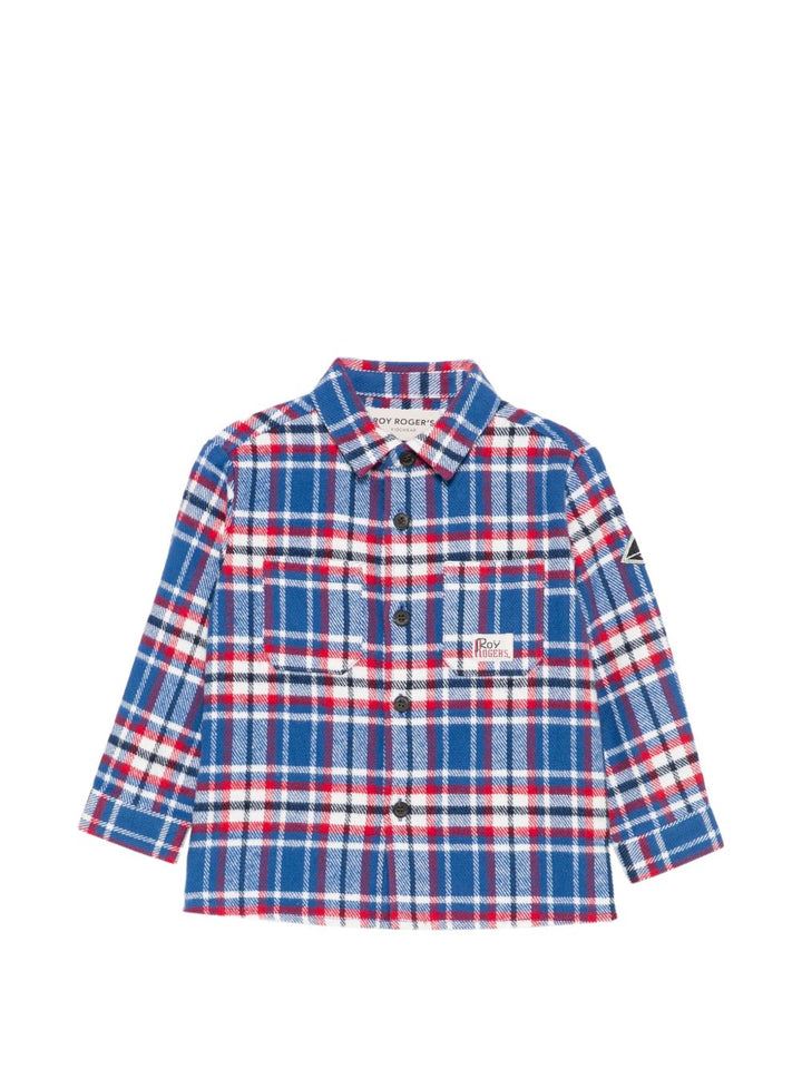 Camicia blu/rosso/bianco per neonato 7400 3766 Roy Rogers Kids 