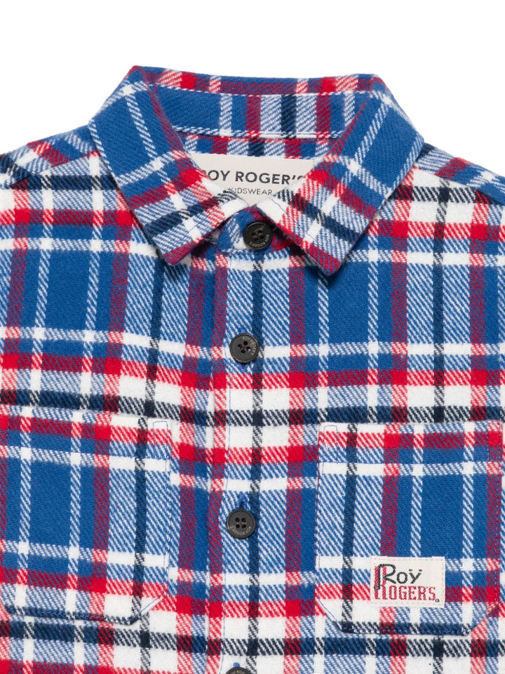 Camicia blu/rosso/bianco per neonato 7400 3766 Roy Rogers Kids 