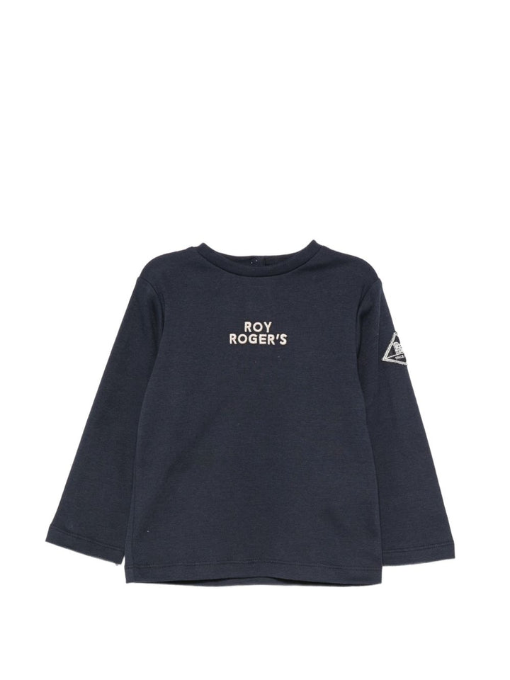Completo jeans blu navy per neonato 79K1 3885 Roy Rogers Kids 