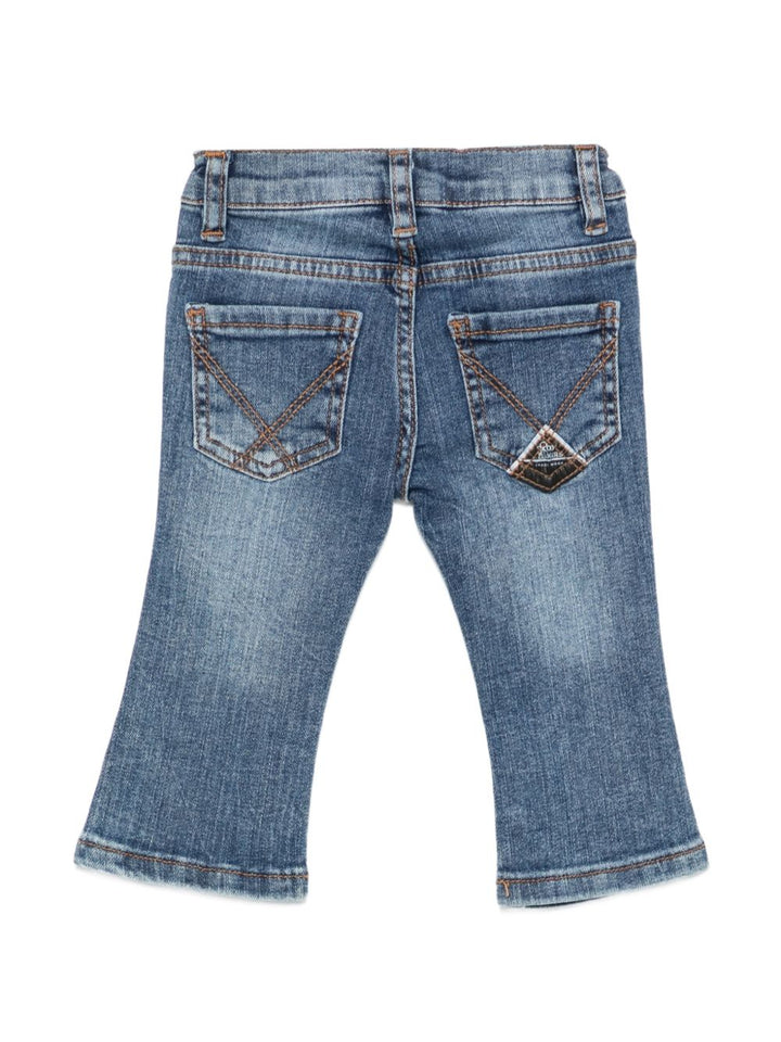 Jeans blu slavato per neonata 9149 7012 Roy Rogers Kids 