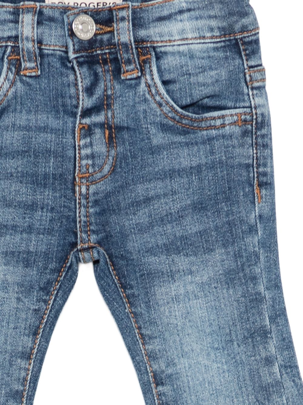 Jeans blu slavato per neonata 9149 7012 Roy Rogers Kids 