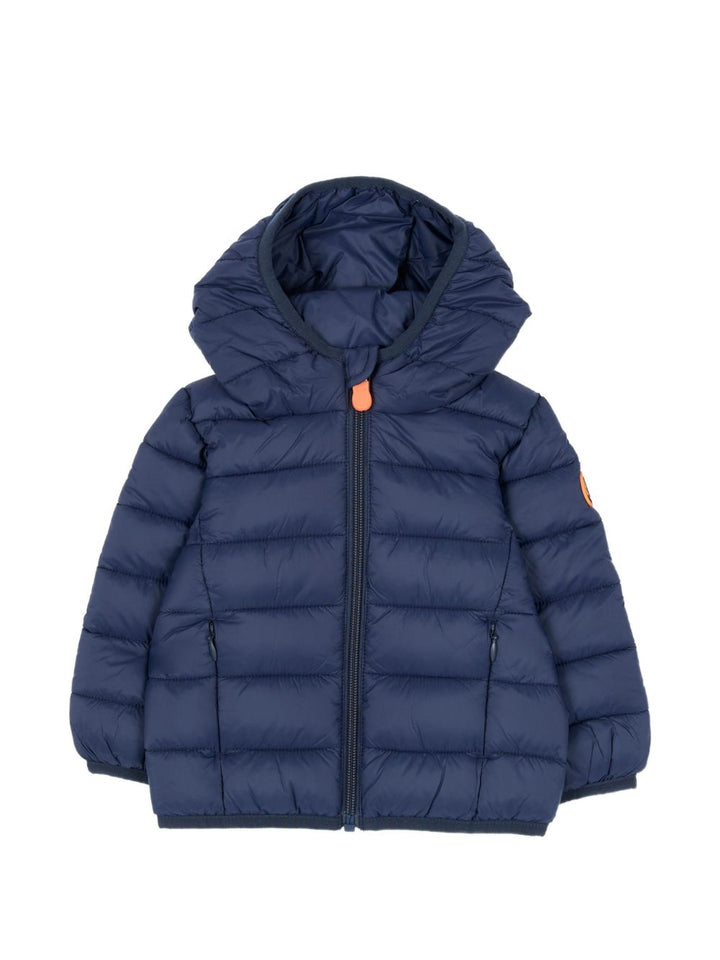 Giubbotto blu navy per neonato I33229XGIGA23 90000 Save The Duck Kids 