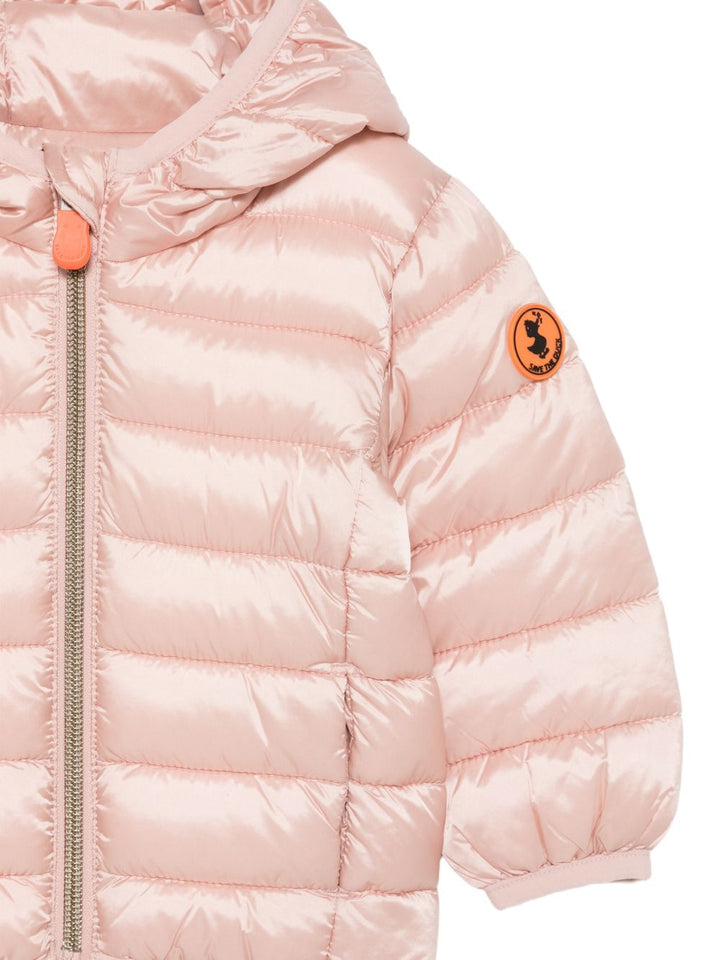 Giubbotto rosa tenue per neonata I33229XIRIS23 80043 Save The Duck Kids 