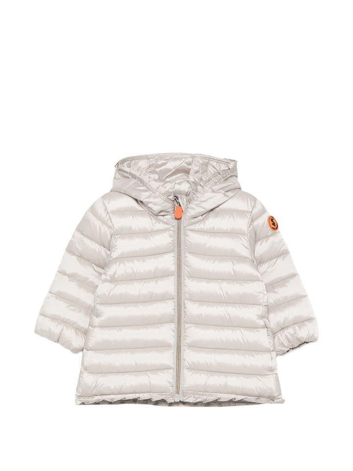 Giubbotto beige per neonata I33230XIRIS23 40019 Save The Duck Kids 