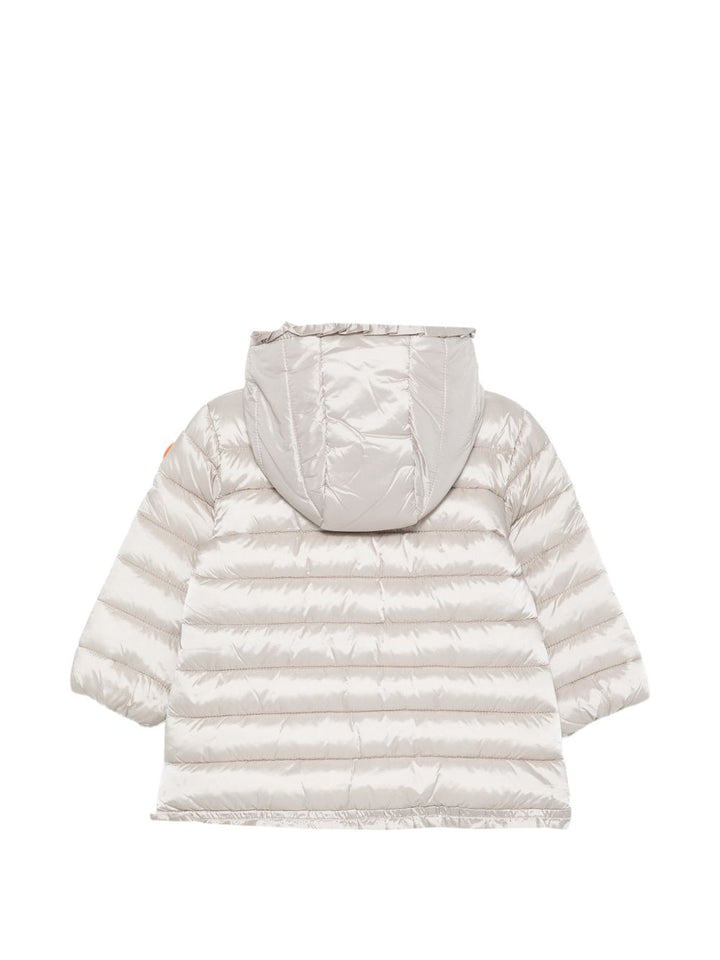 Giubbotto beige per neonata I33230XIRIS23 40019 Save The Duck Kids 