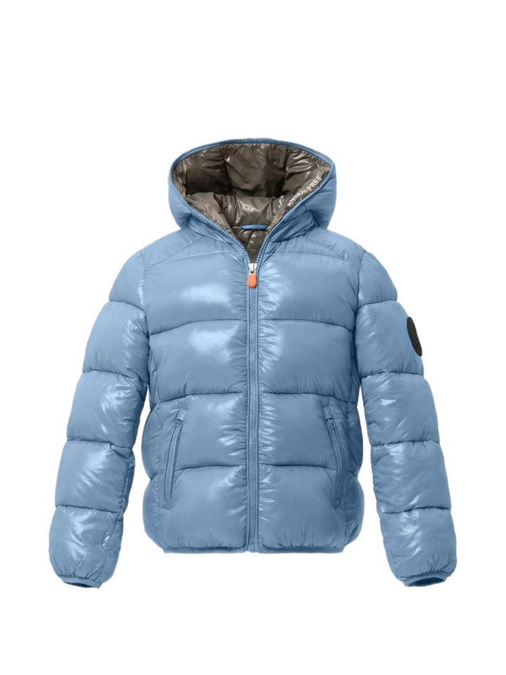 Giubbotto azzurro per bambino J31280BLOVE21 90078 Save The Duck Kids 