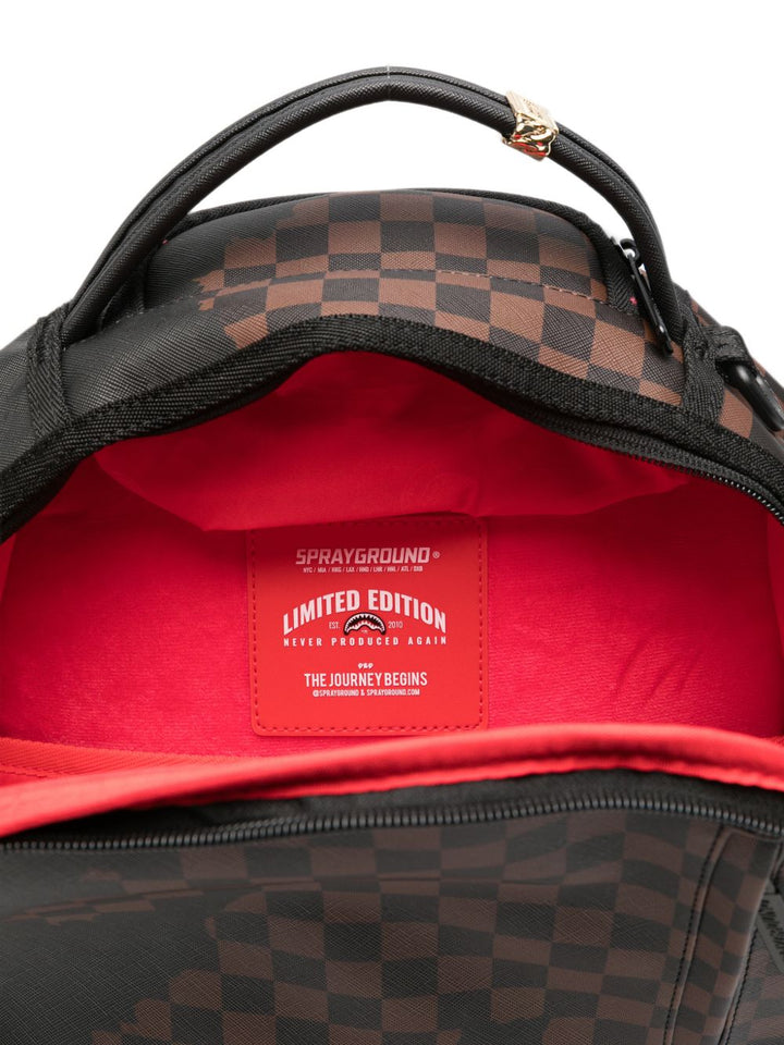 Borsa marrone/nera per bambino 910B8156 NSZ Sprayground Kids 