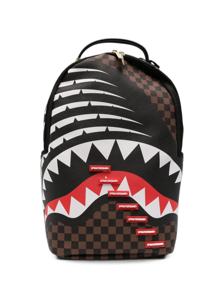 Zaino marrone/nero per bambino 910B8425 NSZ Sprayground Kids 