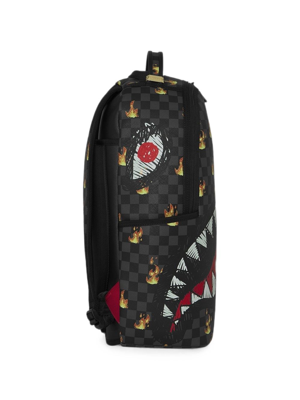 Zaino nero "fiamme" per bambino 910B8730 NSZ Sprayground Kids 