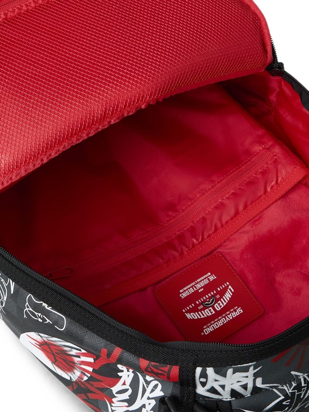 Zaino nero/rosso/bianco per bambino 910B8874 NSZ Sprayground Kids 