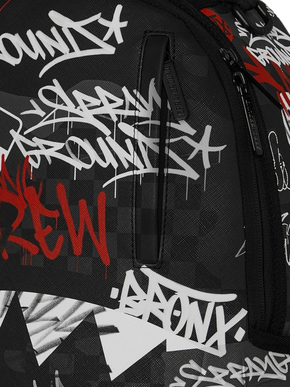 Zaino nero/rosso/bianco per bambino 910B8874 NSZ Sprayground Kids 