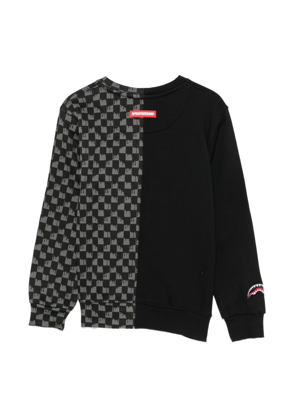 Felpa nera per bambino SPY1496G ROS Sprayground Kids 