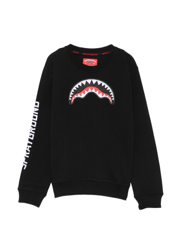 Felpa nera per bambino SPY1566GBLK NER Sprayground Kids 